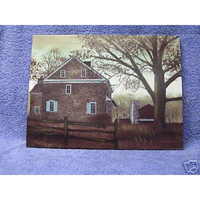 Country Homestead Brick House on Canvas Decor Picture   150372241900